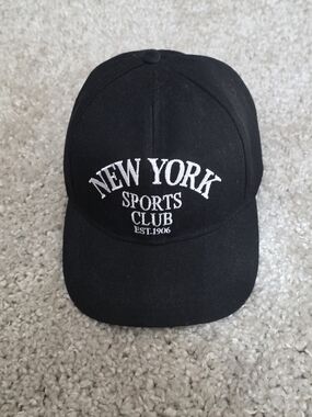 New York Sports Club Black Baseball Cap